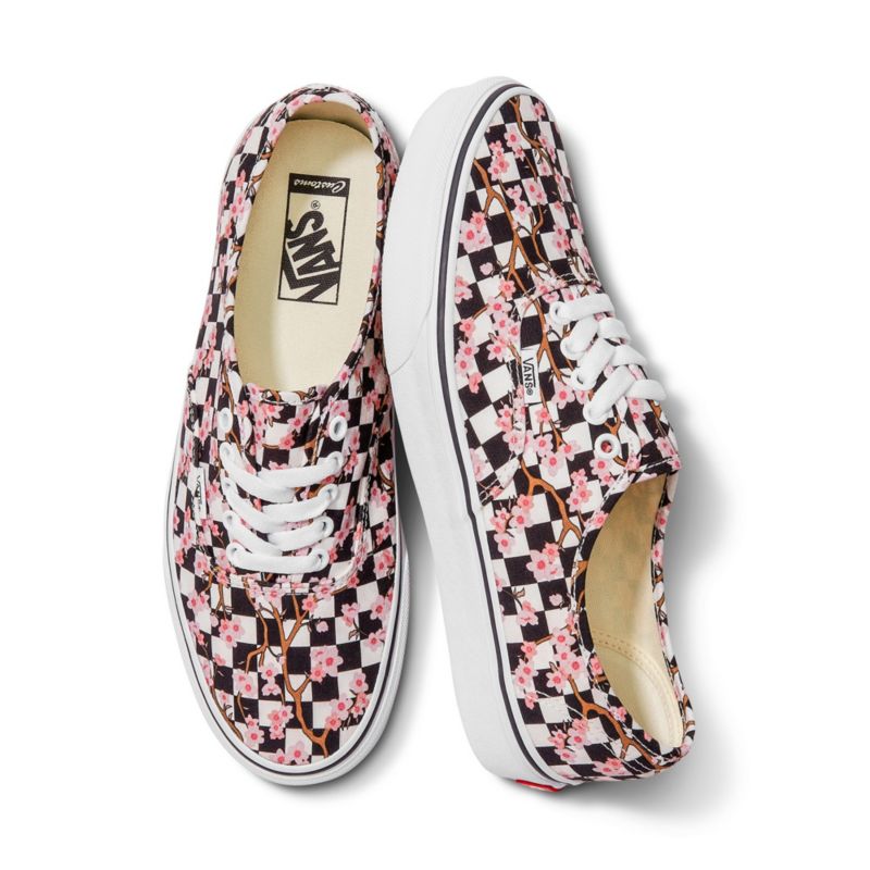 Tenis Vans Checkerboard Authentic Mujer Rosas | Mexico-MTD470235