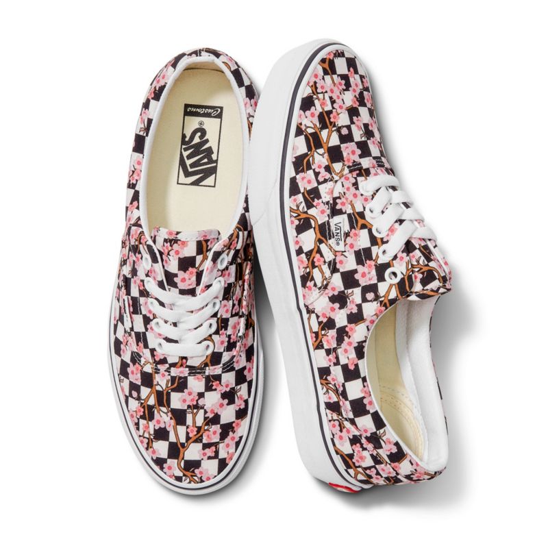 Tenis Vans Checkerboard Era Hombre Rosas | Mexico-RET458679