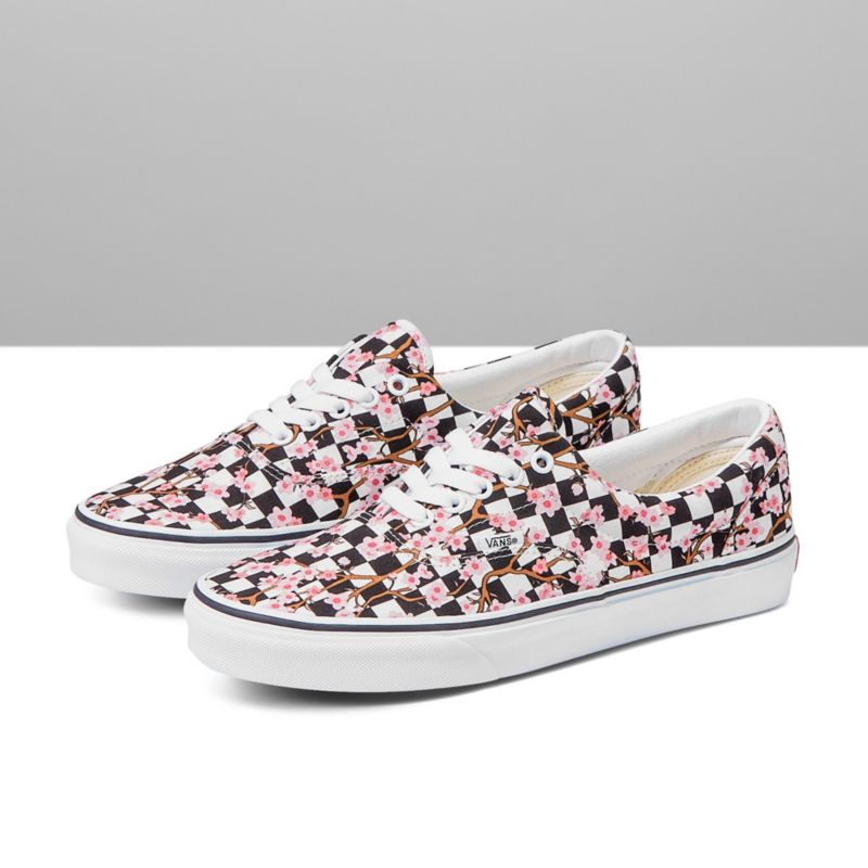 Tenis Vans Checkerboard Era Mujer Rosas | Mexico-OSY652734