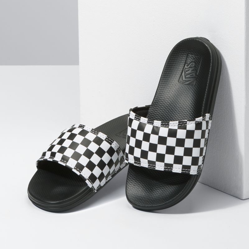 Tenis Vans Checkerboard La Costa Niños Blancos | Mexico-ZNH179832