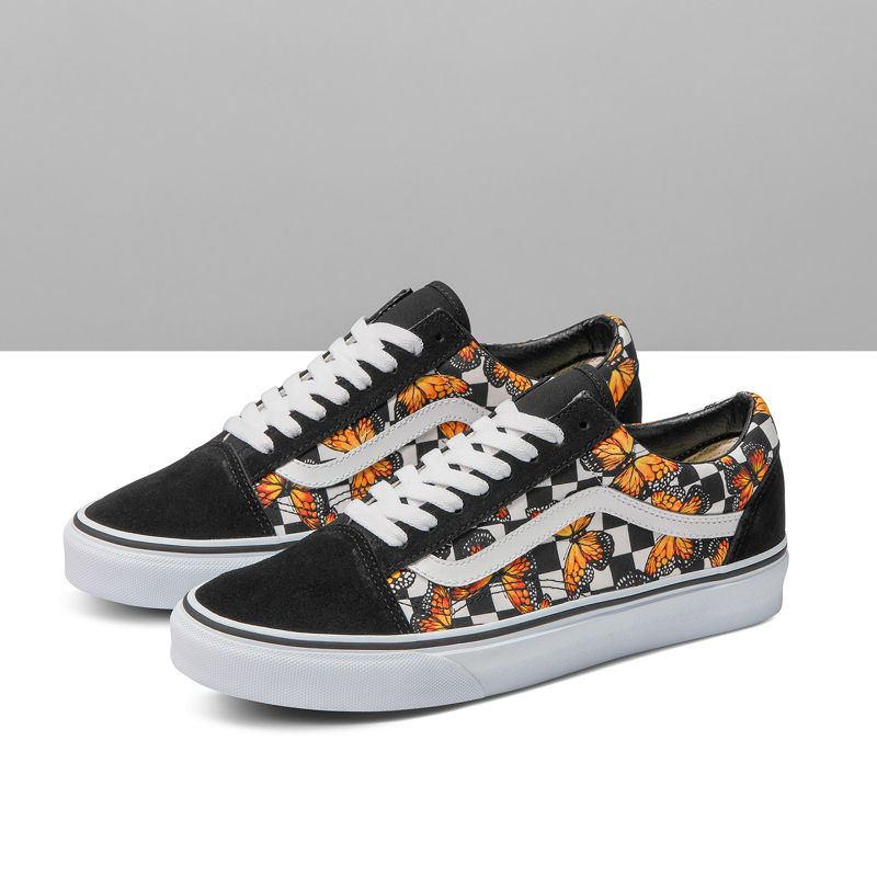 Tenis Vans Checkerboard Old Skool Mujer Butterfly | Mexico-SVI342950