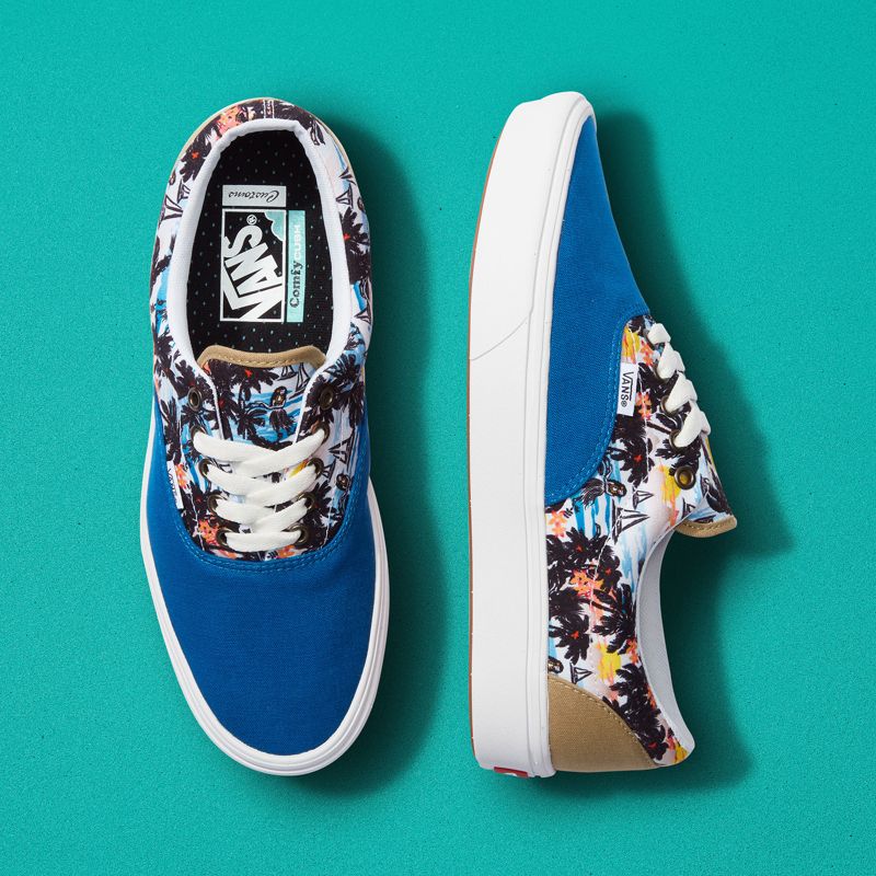 Tenis Vans ComfyCush Aloha Era Hombre Azules Claro | Mexico-WMB728465