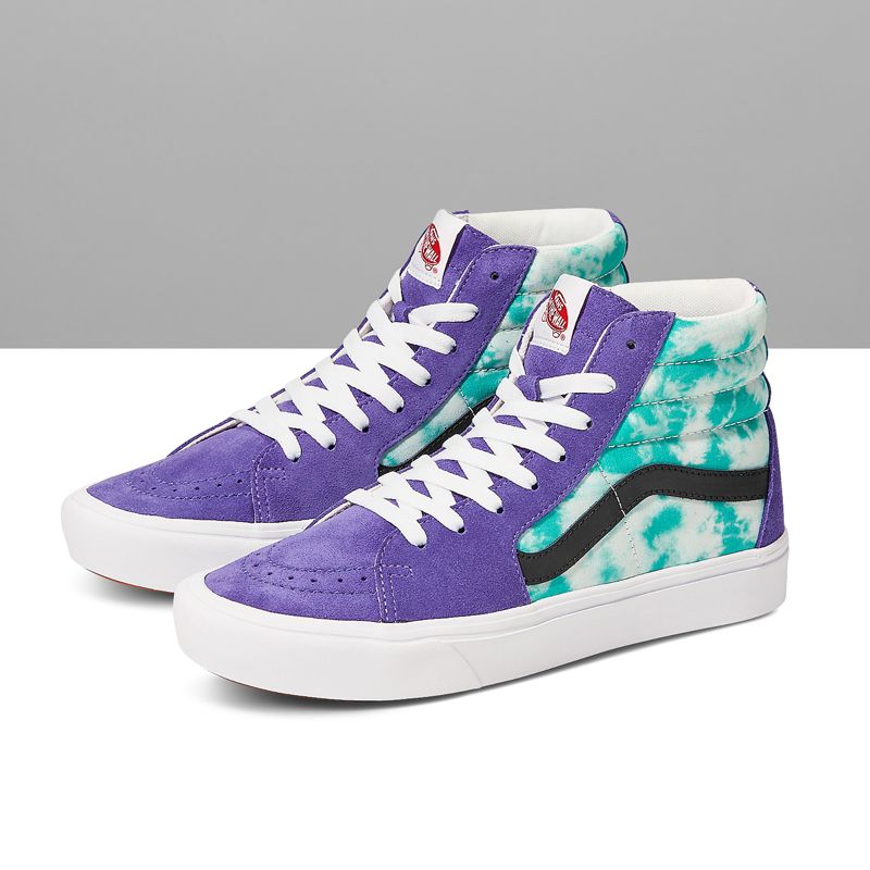 Tenis Vans ComfyCush Sk8-Hi Hombre Turquesa | Mexico-ULZ354702