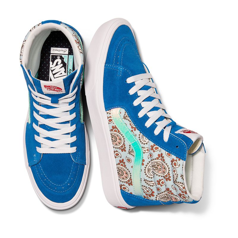 Tenis Vans ComfyCush Sk8-Hi Mujer Flores | Mexico-SPW275048