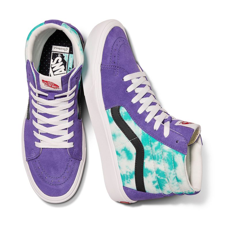 Tenis Vans ComfyCush Sk8-Hi Mujer Turquesa Azules | Mexico-EKW547369