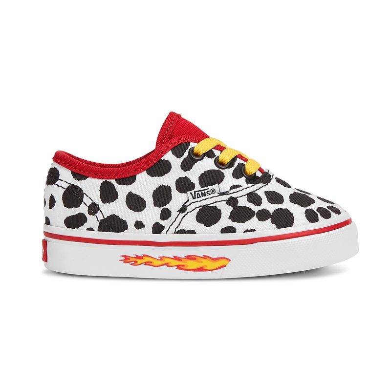 Tenis Vans Dalmatian Authentic Niños Blancos Negros | Mexico-EKR813792