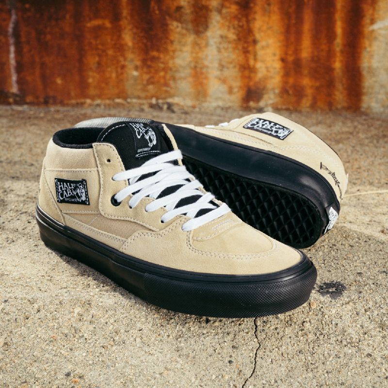 Tenis Vans Elijah Berle Hombre Kaki Negros | Mexico-QJN046153