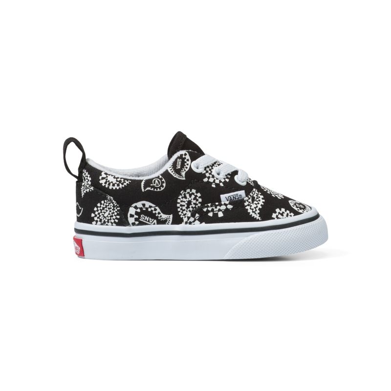 Tenis Vans Era Elastic Encaje Niños Negros | Mexico-PZG024571