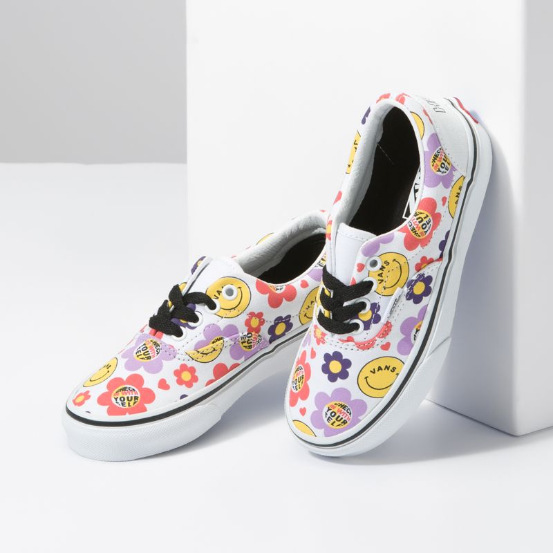 Tenis Vans Era Niños Blancos | Mexico-DXZ782146