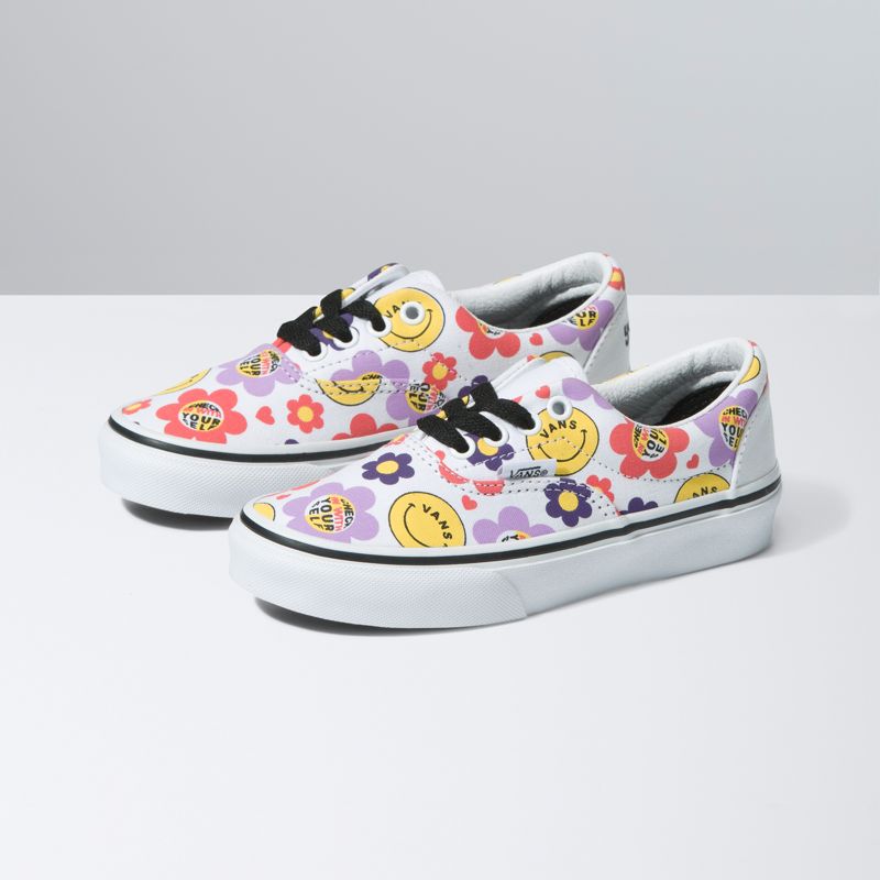 Tenis Vans Era Niños Blancos | Mexico-DXZ782146