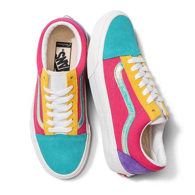 Tenis Vans Gamuza Old Skool Mujer Multicolor | Mexico-LMO431782