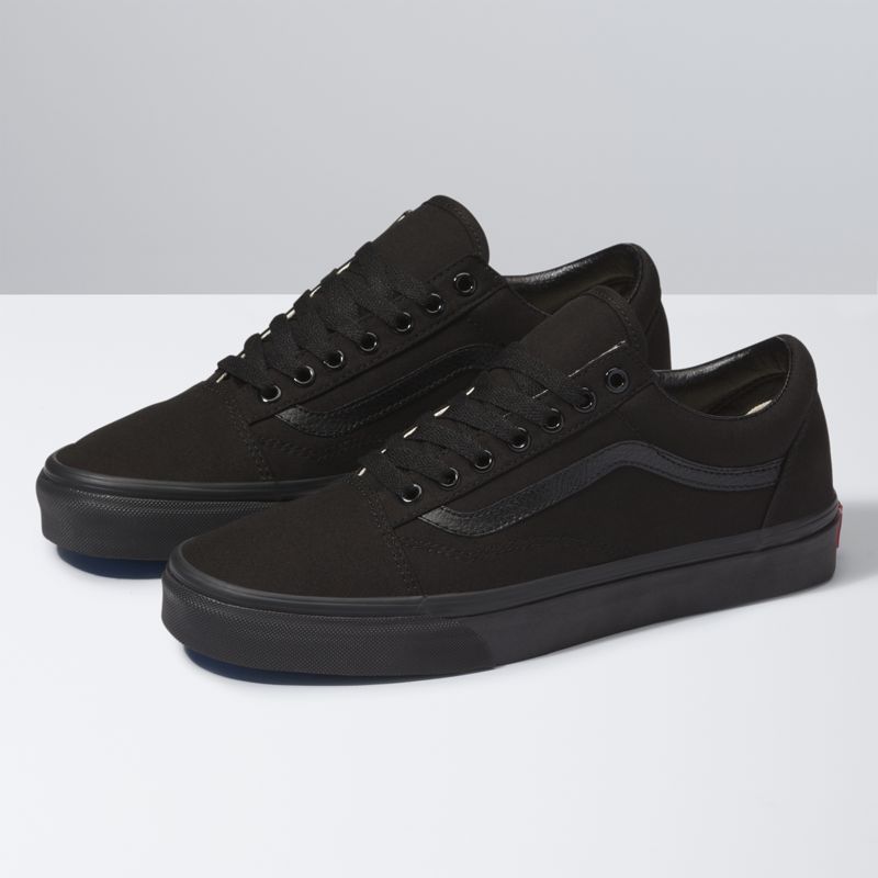 Tenis Vans Lona Old Skool Hombre Negros | Mexico-EQU405389