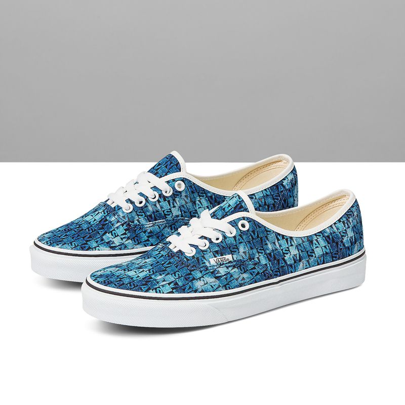 Tenis Vans Monoboard Authentic Anchos Mujer Azules Claro | Mexico-CLI154860