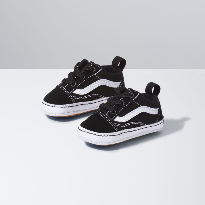 Tenis Vans Old Skool Crib Niños Negros Blancos | Mexico-HNX591246