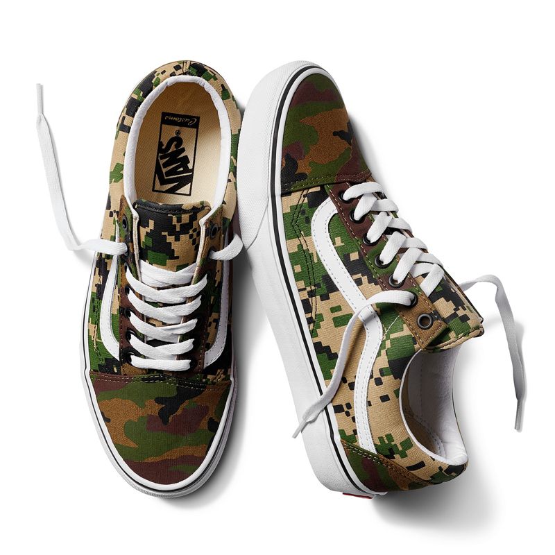 Tenis Vans Old Skool Hombre Camuflados | Mexico-VPF741692