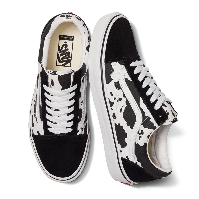 Tenis Vans Old Skool Hombre Negros Blancos | Mexico-BWL281375