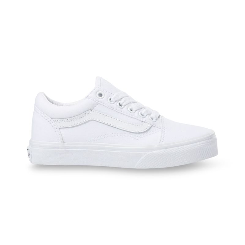 Tenis Vans Old Skool Niños Blancos | Mexico-PJA963758