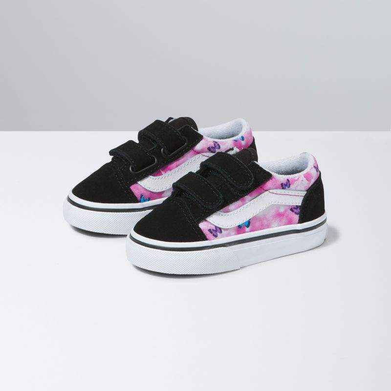 Tenis Vans Old Skool Niños Fucsia Rojos Blancos | Mexico-EJO528613