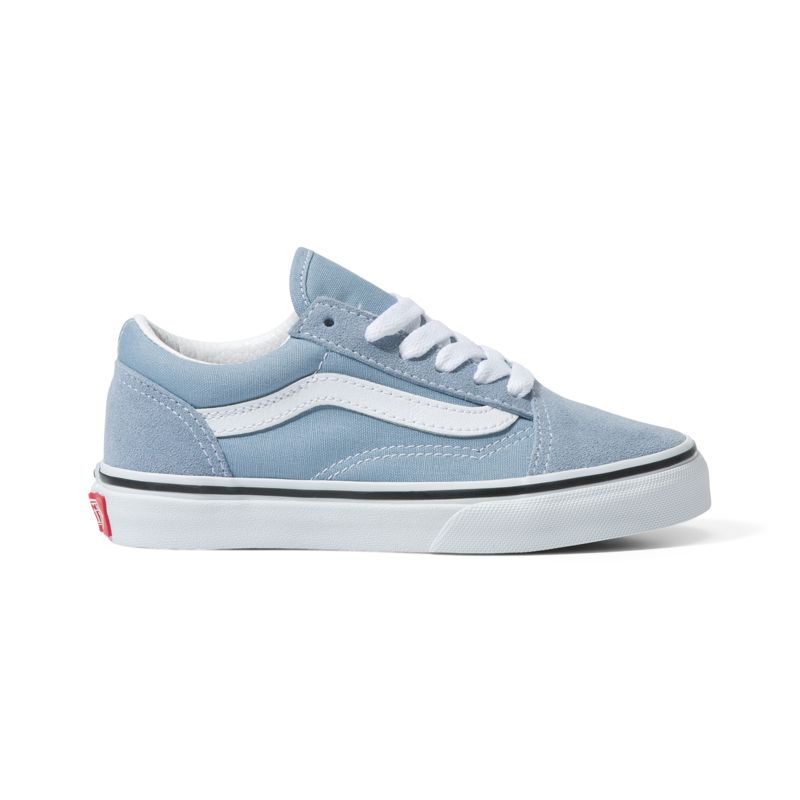 Tenis Vans Old Skool Niños Grises Azules | Mexico-VWH204871