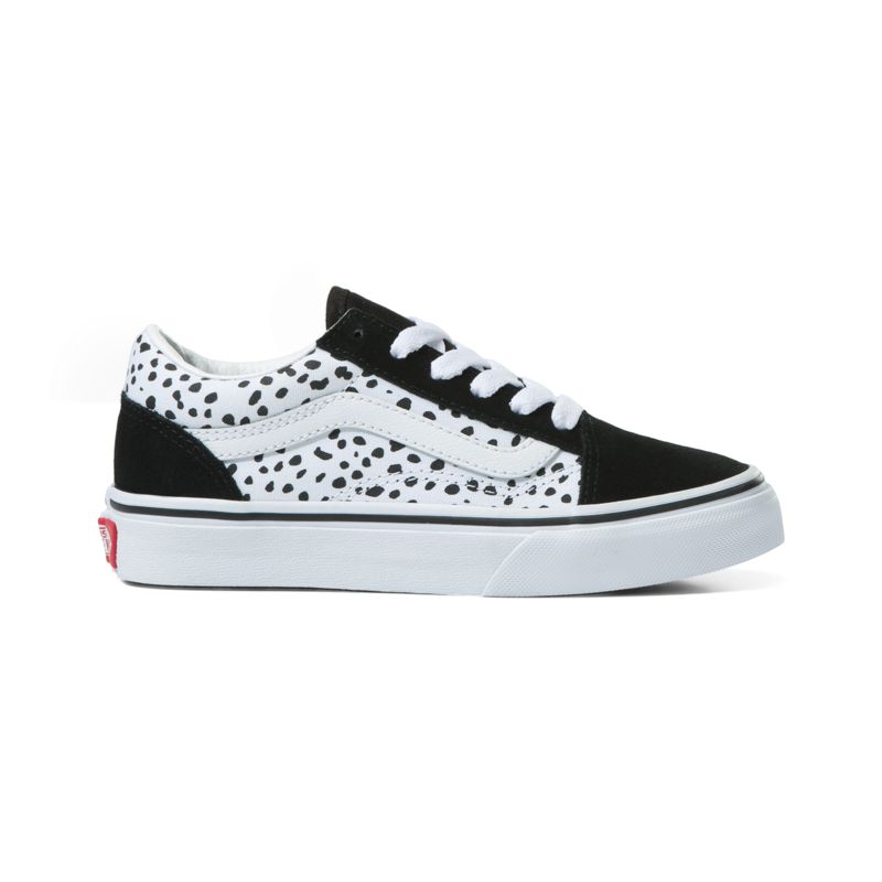 Tenis Vans Old Skool Niños Negros Blancos | Mexico-PYA719052