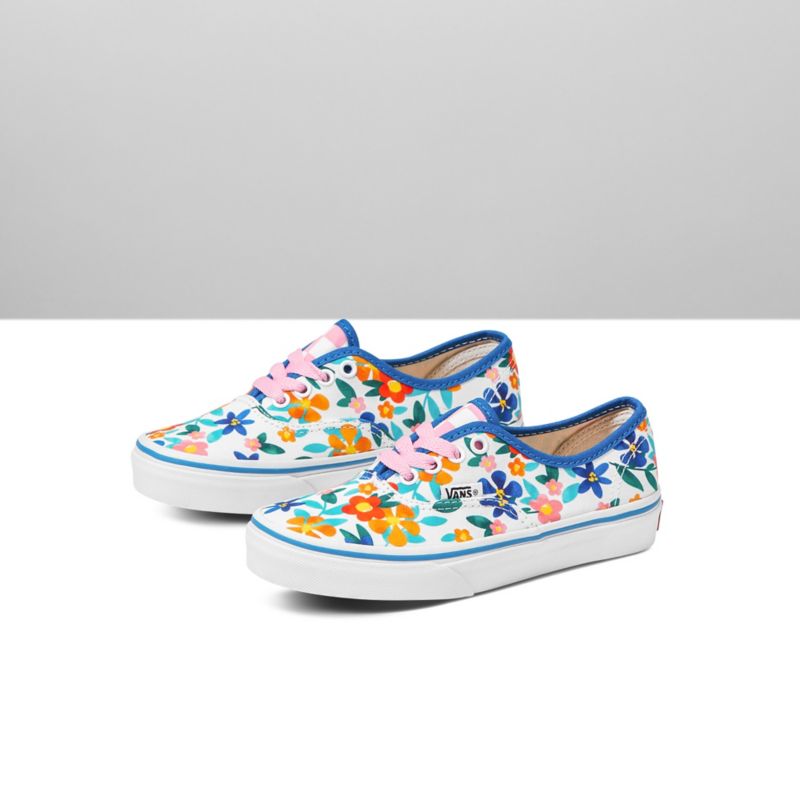 Tenis Vans Painted Floral Authentic Niños Flores | Mexico-WAT358607