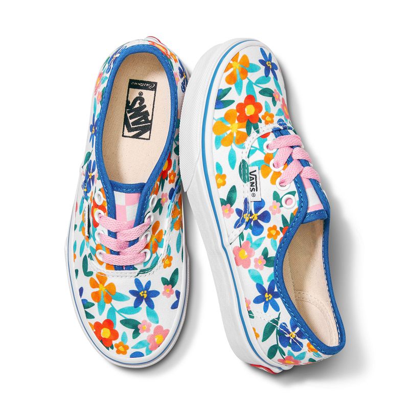 Tenis Vans Painted Floral Authentic Niños Flores | Mexico-WAT358607