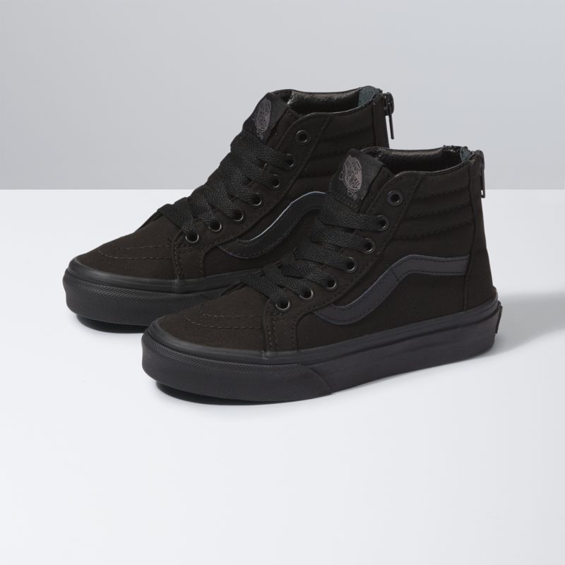 Tenis Vans Pop Check Sk8-Hi Niños Negros | Mexico-NRQ497081