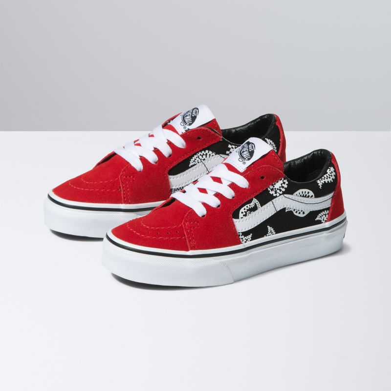 Tenis Vans SK8-Low Niños Rojos | Mexico-UMB613480