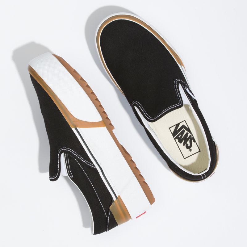 Tenis Vans Stacked Mujer Negros Blancos | Mexico-HEN126897