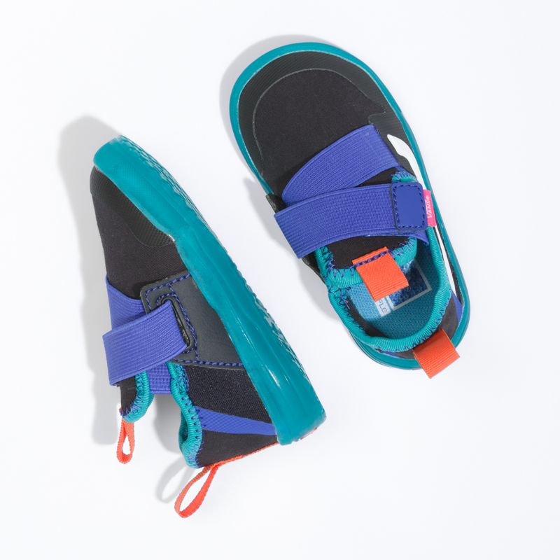 Tenis Vans Strker UltimateWaffle V Niños Blancos Azul Marino | Mexico-BNQ956347