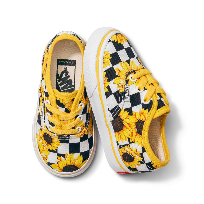 Tenis Vans Sunflowers Authentic Niños Azules | Mexico-JYH043257