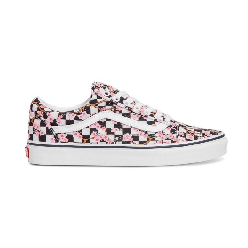 Tenis Vans heckerboard Old Skool Mujer Rosas | Mexico-BTD216587