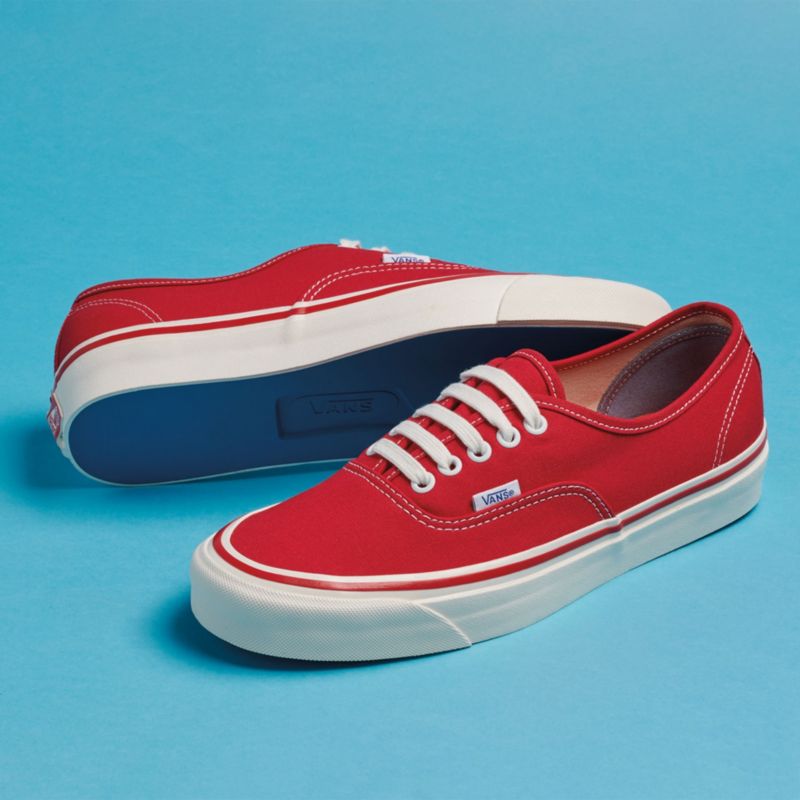 Zapatos del Barco Vans Authentic 44 Deck DX Mujer Rojos | Mexico-CIT829674