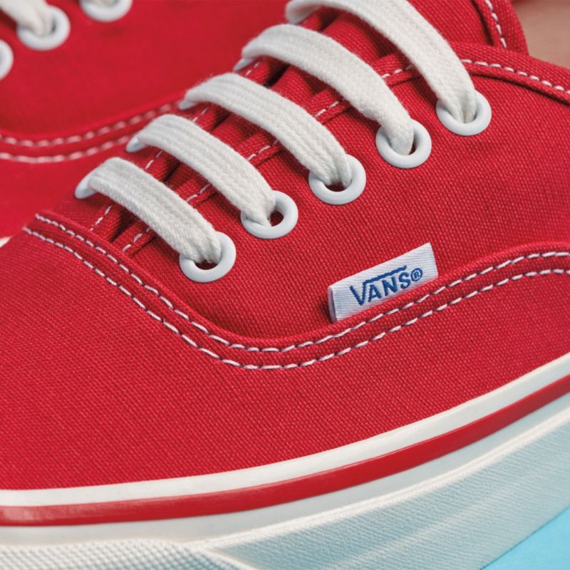 Zapatos del Barco Vans Authentic 44 Deck DX Mujer Rojos | Mexico-CIT829674