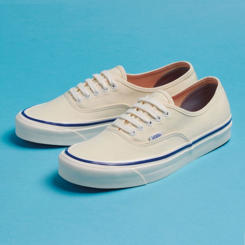 Zapatos del Barco Vans Authentic 44 Deck DX Mujer Blancos | Mexico-JRO645391