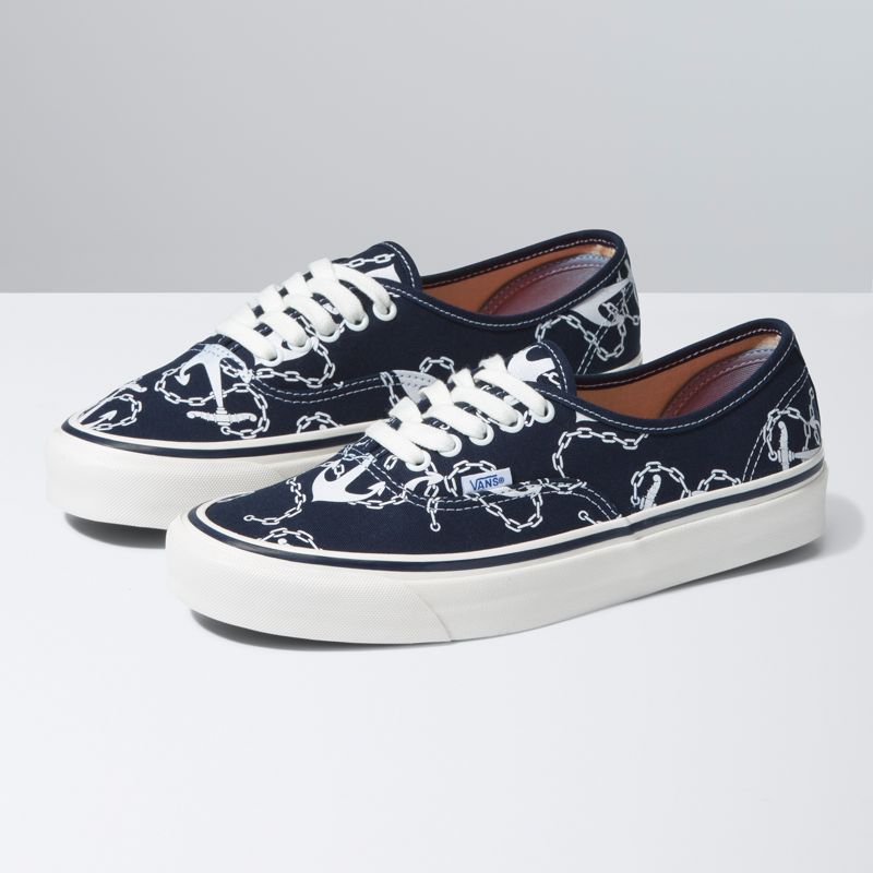 Zapatos del Barco Vans Authentic 44 Deck DX Hombre Azul Marino | Mexico-REY619507