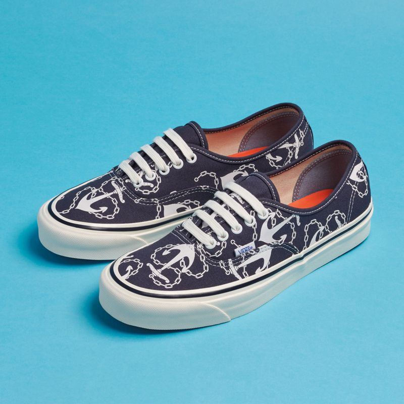 Zapatos del Barco Vans Authentic 44 Deck DX Mujer Azul Marino | Mexico-XNP462719