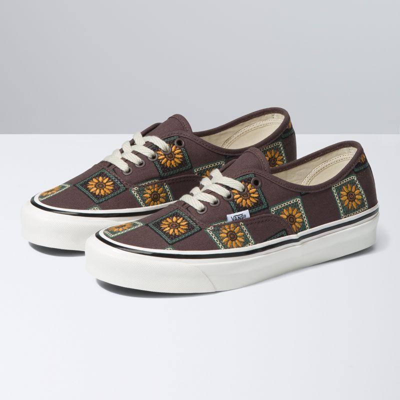 Bajos Vans Authentic 44 DX Hombre Chocolate | Mexico-PCH514763