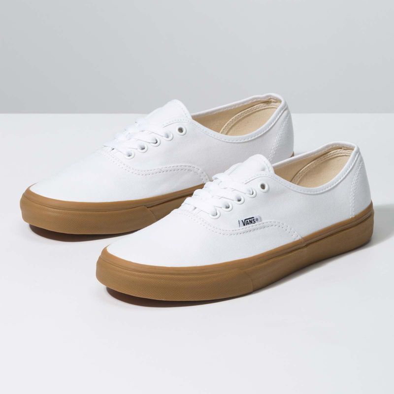 Bajos Vans Authentic Anchos Hombre Blancos | Mexico-IPM736102