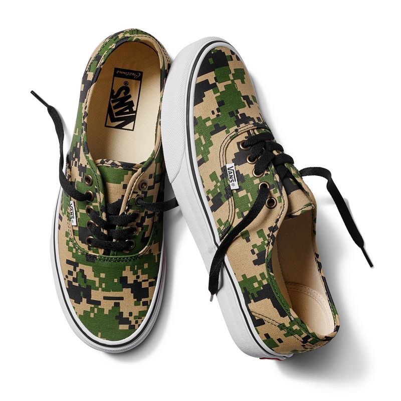 Bajos Vans Authentic Mujer Camuflados | Mexico-JYC803249