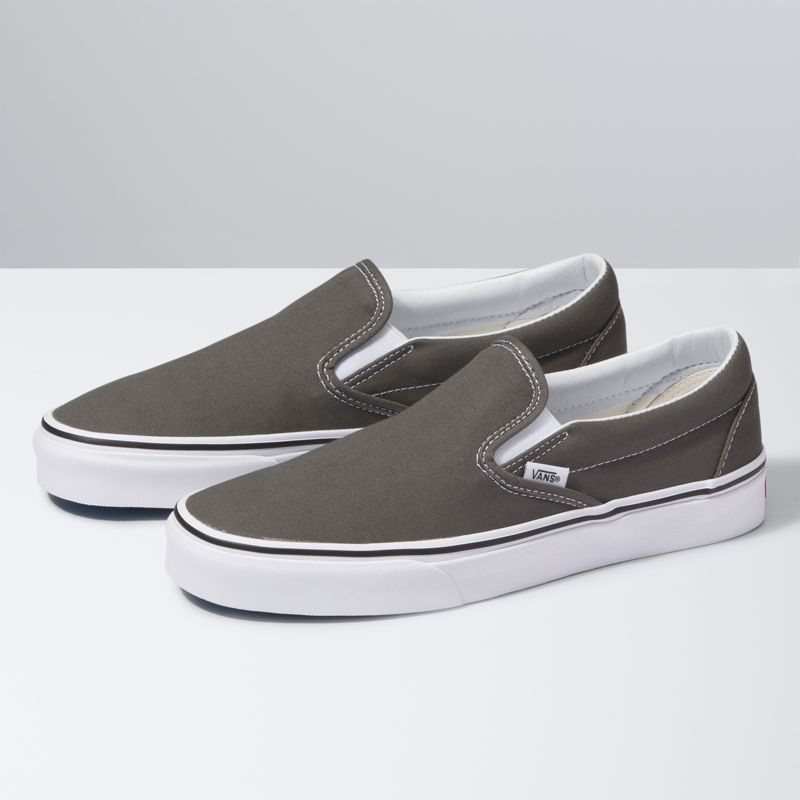 Bajos Vans Classic Hombre Grises Oscuro | Mexico-YTJ681279