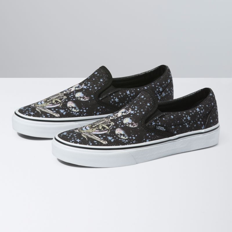 Bajos Vans Classic Mujer Negros Multicolor | Mexico-EPD607415