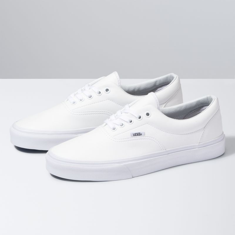 Bajos Vans Classic Tumble Era Hombre Blancos | Mexico-UQS845917