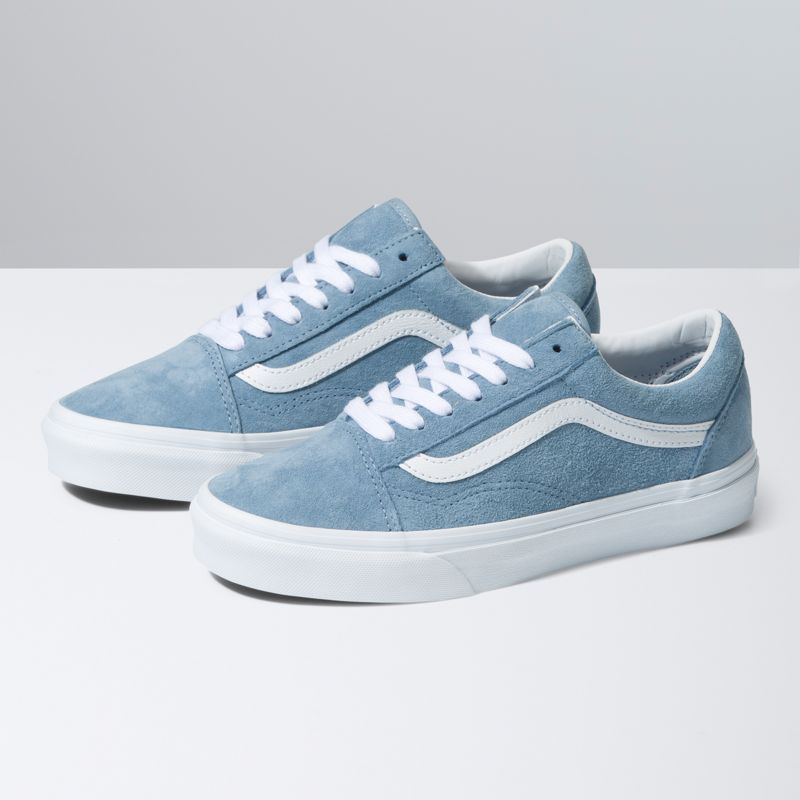 Bajos Vans Old Skool Hombre Grises Azules | Mexico-MEF461352