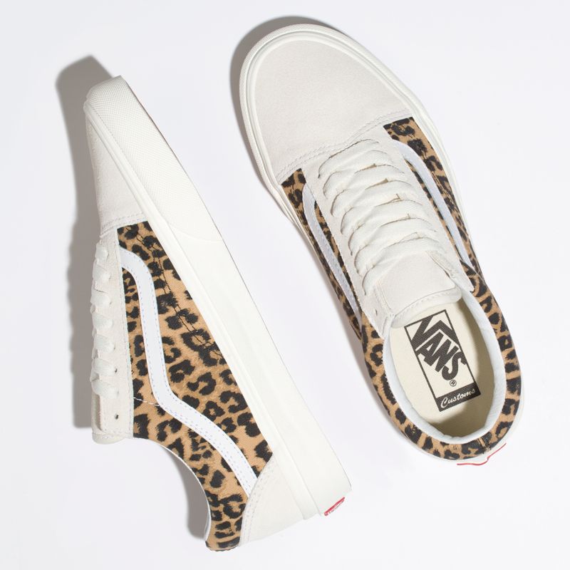 Bajos Vans Old Skool Mujer Leopardo | Mexico-ROM875932