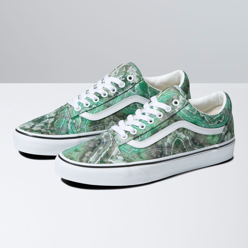 Bajos Vans Old Skool Mujer Verdes | Mexico-BDX217539