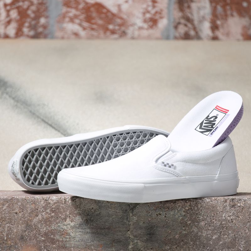 Bajos Vans Skate Hombre Blancos | Mexico-RCY089514