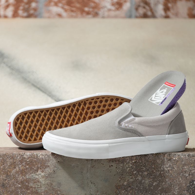 Bajos Vans Skate Mujer Grises | Mexico-RXD397246