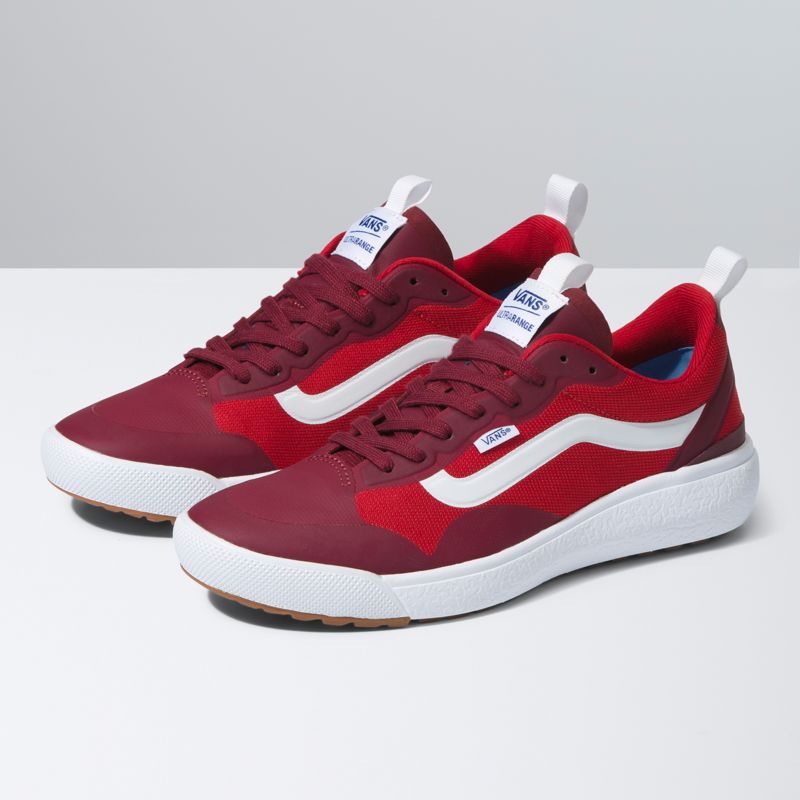 Bajos Vans UltraRange EXO Hombre Vino Blancos | Mexico-FRG417583