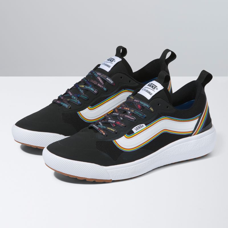 Bajos Vans UltraRange EXO Mujer Negros Blancos | Mexico-NMG859036